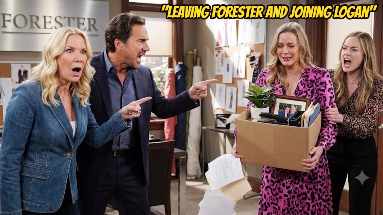 😱🔥 “LEAVING FORRESTER AND JOINING LOGAN” — HOPE DROPS A SHOCKING MOVE AFTER DONNA’S FIRING!
