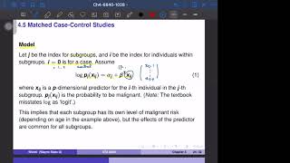 6840-10-28-1: Ch.4.5 - Matched Case-control Studies - Theory