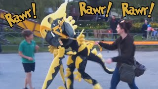 Halloween with AWOL (Dinosaur Monster)