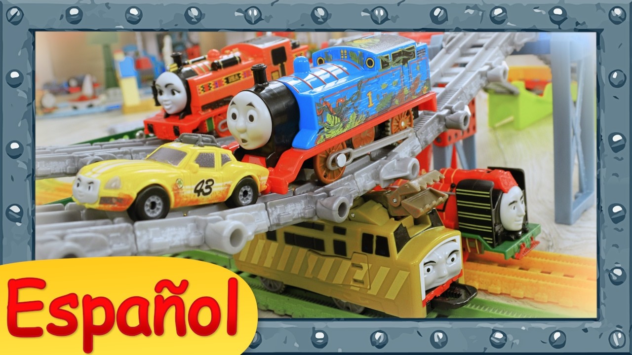 🚂 Thomas y sus Amigos – ¡Carrera en Puentes Inestables y Desafío de Explosión en el Túnel!