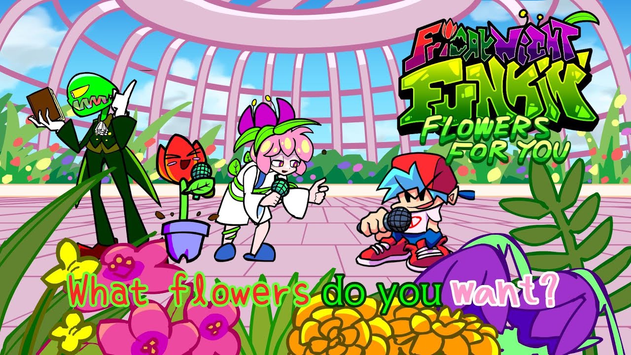 【FNF (日本語翻訳)】不思議な花屋にいらっしゃ～い！【ゆっくり万屋実況】【Flowers for you DEMO】 - YouTube