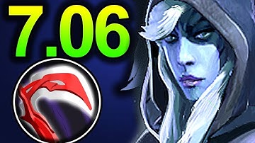 DOTA 2 PATCH 7.06 - DROW RANGER DESOLATOR + FROST ARROWS COMBO
