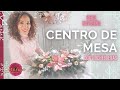 🎄✨CENTRO DE MESA PARA CENA DE NAVIDAD CON NOCHE BUENAS ✨🎄RECTANGULAR-TUTORIAL-PASO A PASO