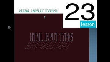 html input type theory part in telugu with tags, notepad lesson: 23 (part-1)