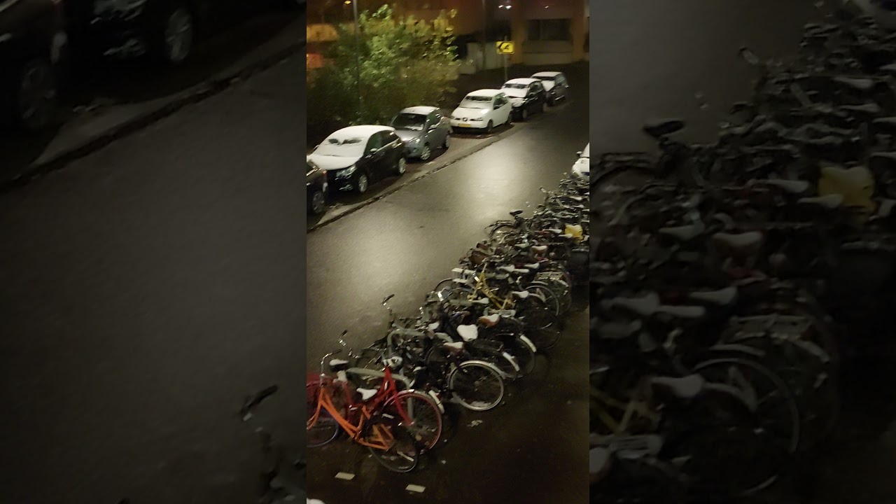 First snow in Eindhoven 