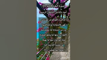 سورة البقرة الآية ٧٤