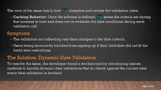 Famous Solving the Yup Date Validation Issue: Comparing with Current Date instead of Build Date Wealth