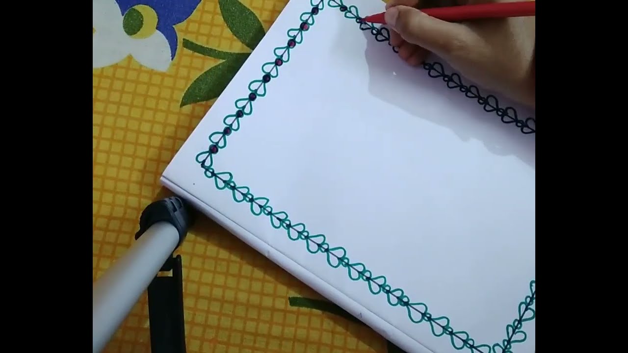 BORDER DESIGN  FOR PROJECT @DEBOSMITA ART GALLERY🌼🌷🌼🌷⚘⚘⚘