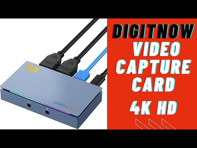 DIGITNOW 4K HDMI Video Capture Plus 