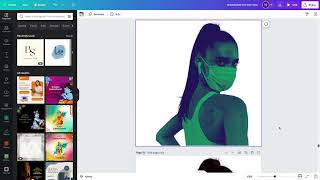 How to Create Halftone Effect in @Canva (English subs available)
