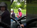 Funny motorcycle helmet Indian man
