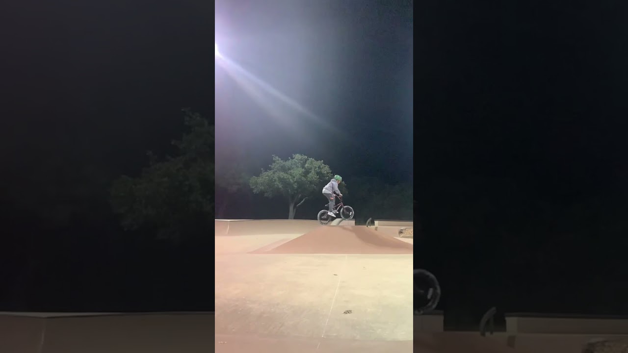 This is in slomo I was going really fast