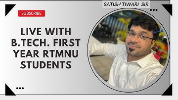 Talk with B.Tech. First Year Students of RTMNU