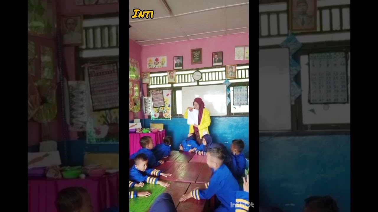 kolase gambar wortel media ampas kelapa