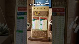 Easy Ramzan Calendar Tutorial 🌙 | DIY Craft #shorts #diy