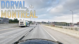 Dorval to Montréal Drive in 4K