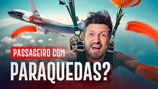 Por que os PASSAGEIROS não usam PARAQUEDAS? | EP. 1240