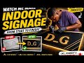 Watch me mold an indoor Signage