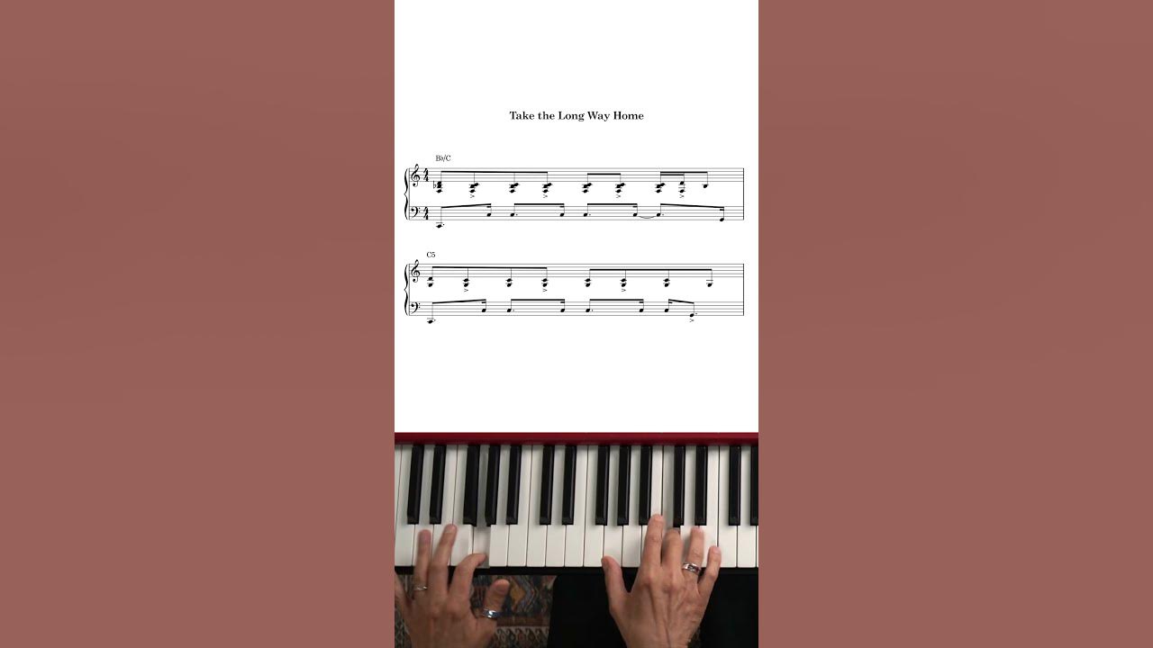 Keyboard Riff Shorts: 'Take the Long Way Home' by Supertramp #poppiano #piano