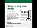 Storytelling Your Brand