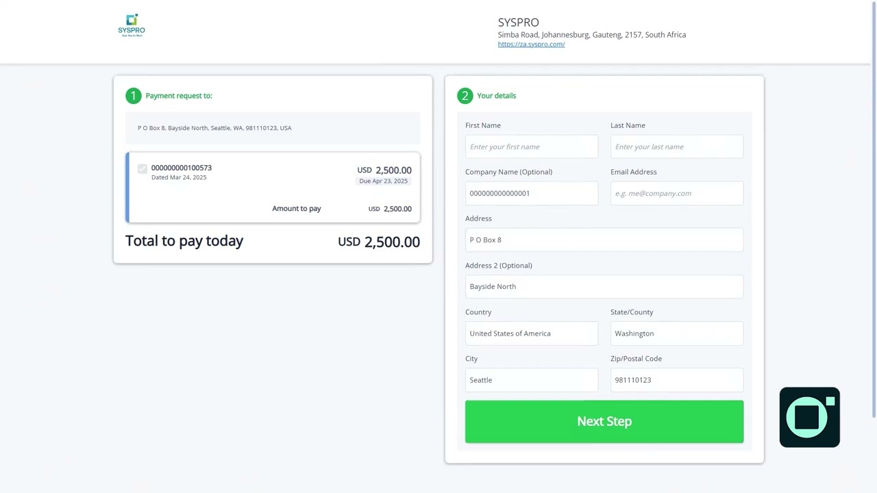 Syspro | Payment Gateway
