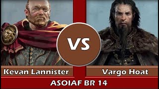 ASOIAF Battle Report 14 - Lannister (Kevan) vs. Neutral (Vargo)