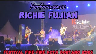 Performance bang Richie Fujian di Festival Fire-Fire kota Bontang 2023 #bontang #apiapi #konser