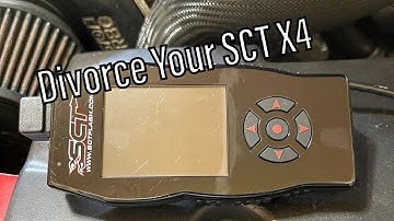 How to Un-Marry Your Sn95 New Edge Mustang SCT X4