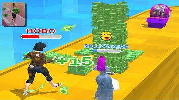 Noob vs Pro vs Hacker In Money Run 3D Android Walkthrough Video Gameplay