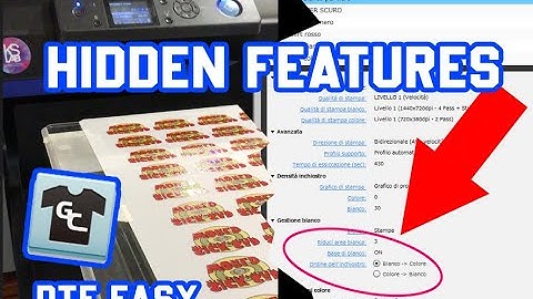 DTF easy with epson F2100 (enable Garment Creator hidden features) tutorial