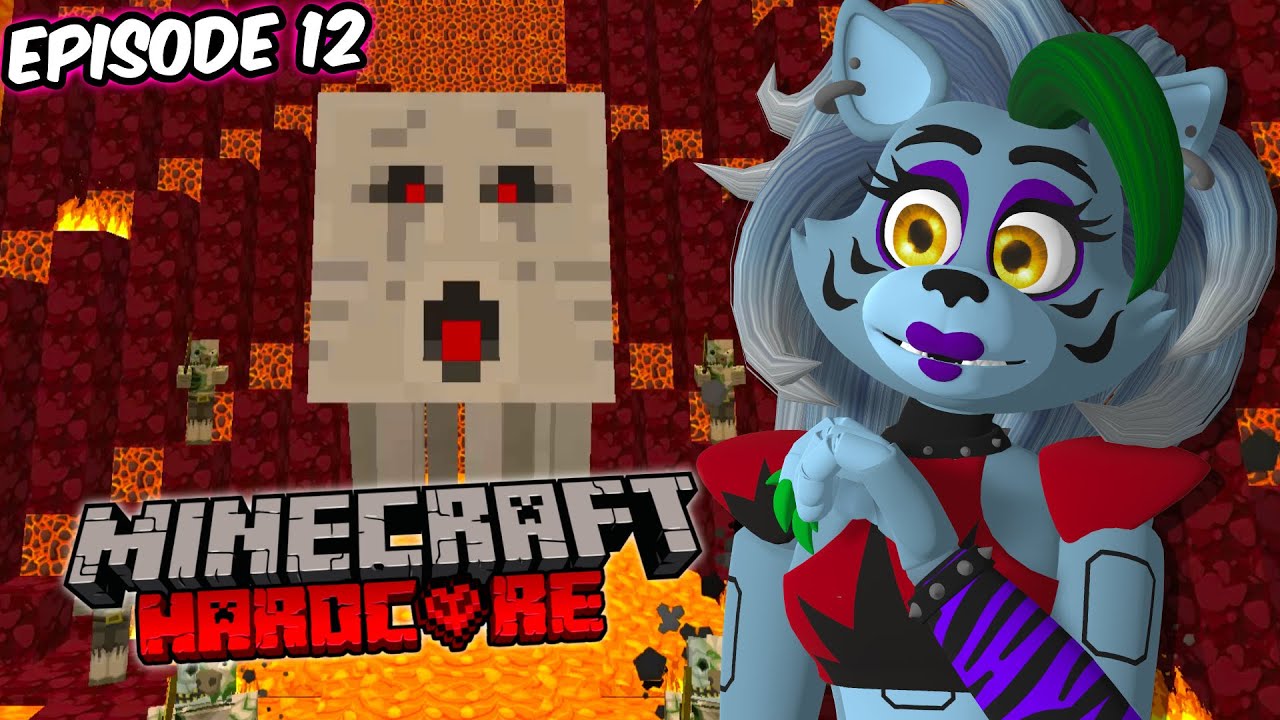 Minecraft Roxy Wolf Roxanne Wolf Plays Minecraft Hardcore #12 - YouTube