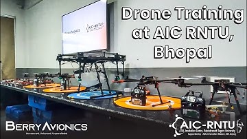 Berry Avionics Drone Training at AIC RNTU Bhopal | Advanced Educational Drones & Hands-on Training