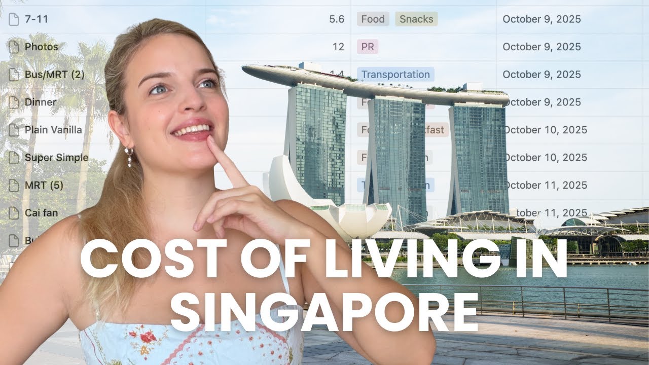 COST OF LIVING IN SINGAPORE IN 2025 - How much I spend living in ...