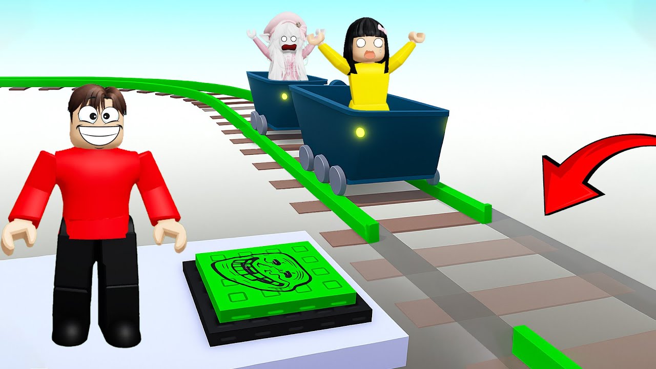 Yuta Mio Dan Baby Celine Parkour Tower Tapi Naik Roller Coaster | ROBLOX