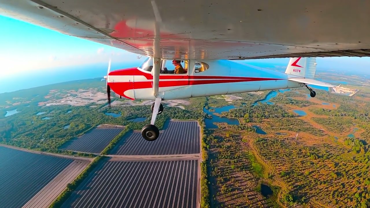 Flight 286 Cessna 140A L R wing 48X Bradenton