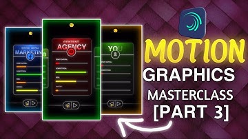 Motion GRAPHICS Editing in mobile Like PC [Part 3 ] #alightmotion #editing #neon #motiongraphics