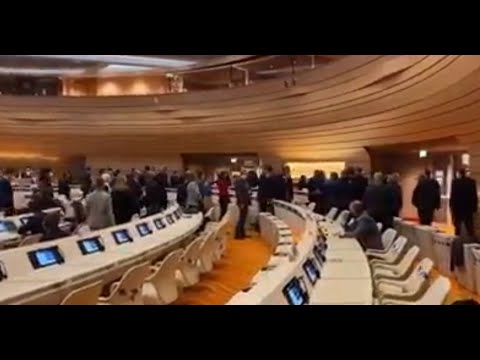 გაეროს განიარაღების კონფერენციაზე სერგეი ლავროვის ვიდეომიმართვისას დიპლომატებმა  დარბაზი დატოვეს