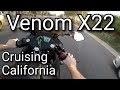 Venom X22 Motorcycle 125cc Cruising Southern California Streets