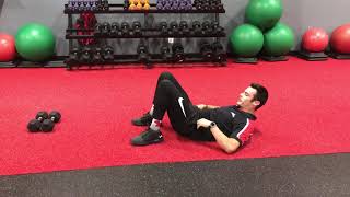 Scapular Floor Slide with Hip Bridge