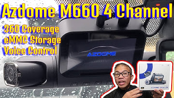 How to install Azdome M660 4 Channel Dash Cam