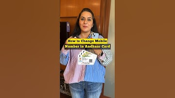How to Change Mobile Number in AADHAAR Card ? 🤔✅ #shorts