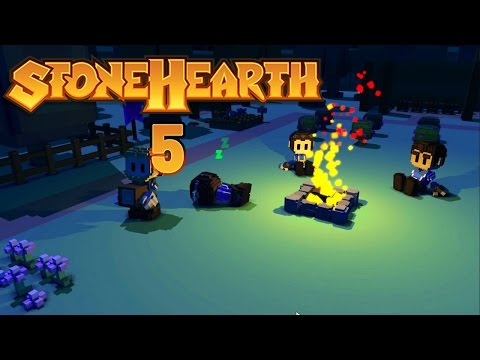 Видео: Прохождение STONEHEARTH: #5 - ОПАСНЫЙ ОГР!