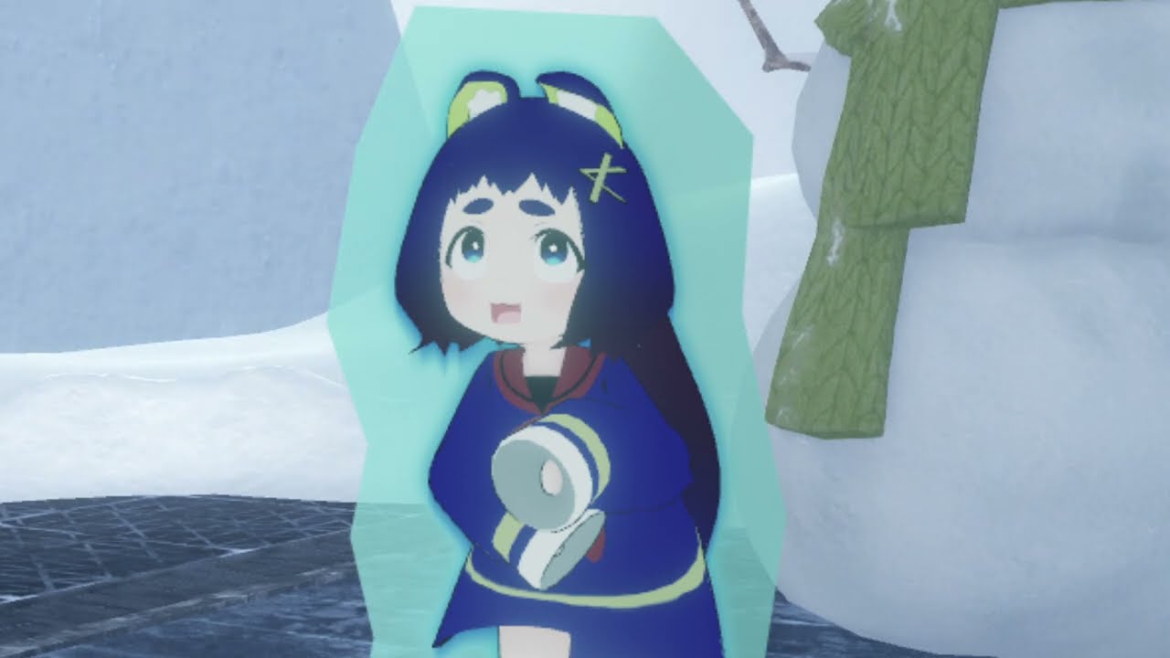 VRChat】氷漬けこんちゃん - YouTube