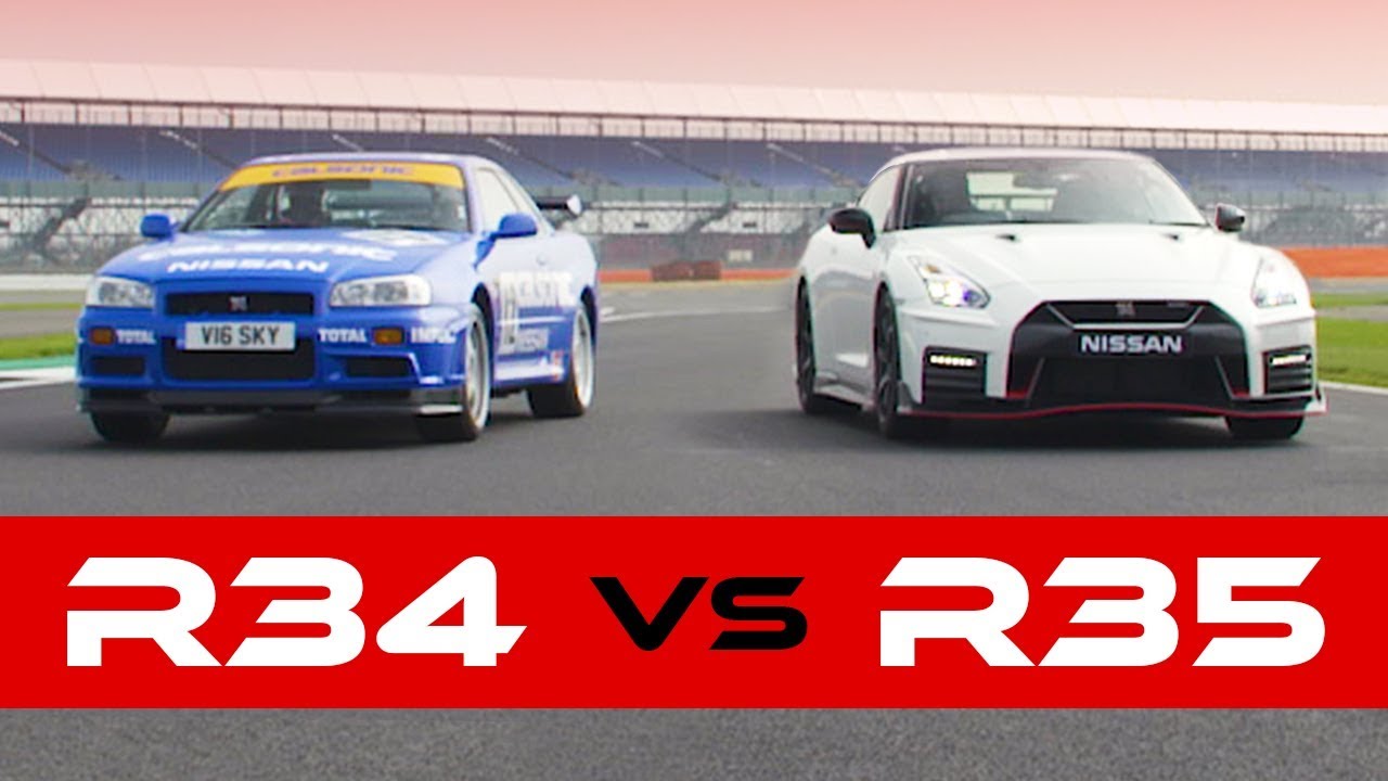 R34 Skyline GT-R Vs 2018 GT-R Nismo: Old Vs New Drag Race