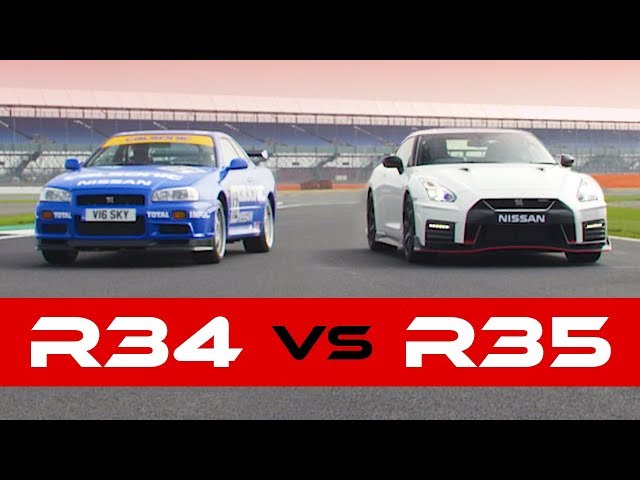 R34 Skyline GT-R Vs 2018 GT-R Nismo: Old Vs New Drag Race