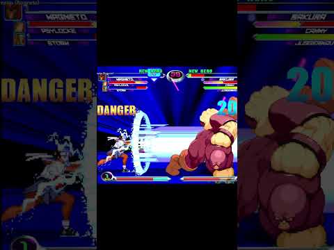 MvC2: Caditos007 - Dark Sakura Shinkuu Hadoken + Juggs Punch 55% Raw Tag Punish .:2.21.25:.