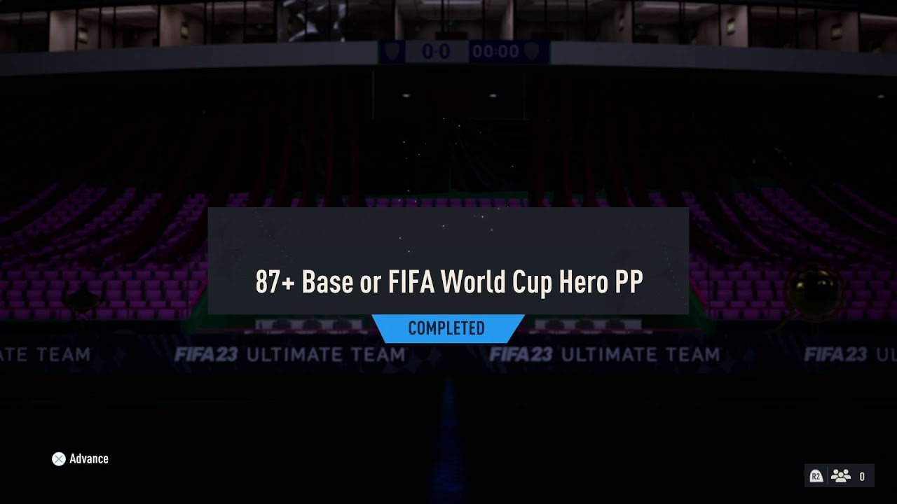 87+ Base Or World Cup Hero Player Pick SBC Completed