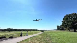 Boeing B-29 “DOC” departing Lunken Airport Cincinnati