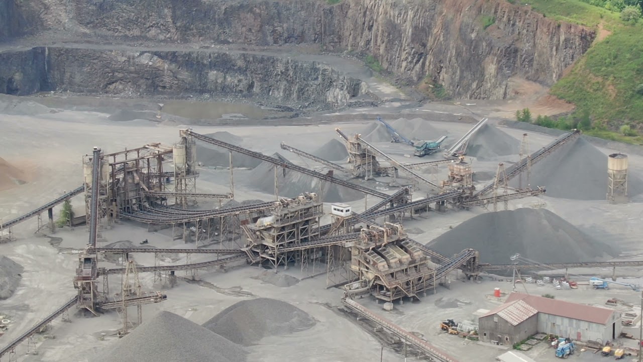 Drone 4K Bound Brook Quarry YouTube