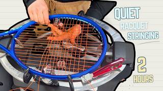 2 Hours of Quiet Tennis Racket Stringing 🎾 | Calm Workshop ASMR (No Talking)